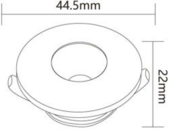 Imagine Spot cu LED rotund MINICOB 5W 6400K Brayton