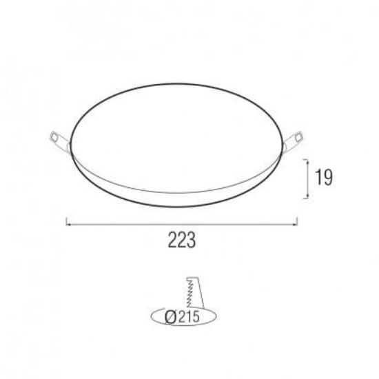 Imagine Spot LED Fără Ramă 30W 6400K 165-265V 016-052-0030