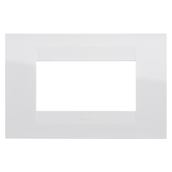 Imagine Rama decorativă Gewiss Chorus Geo 4 module albă GW16404TB