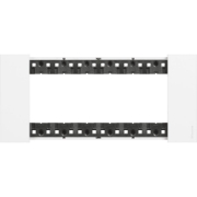 Imagine Rama ornament 6 module alb BTicino Living Now KA4806KW