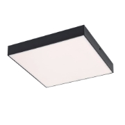 Imagine Plafonieră exterior Tartu LED 24W dimabilă pătrată negru RAB 7900