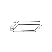 Imagine Plafonieră LED 36W 3000/4000/6500K Alb Blade SQR BR-BH16-05180