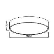 Imagine Plafonieră LED 36W 3000/4000/6500K Lemn Blade RND