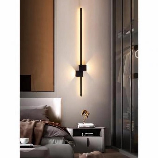Imagine APLICA LED LINIARA 3 FUNCTI 100CM MODERNA NEAGRA 38W (II3943)