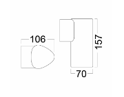Imagine Aplica de exterior LED 5W 450lm 3000K IP54 Sirius A