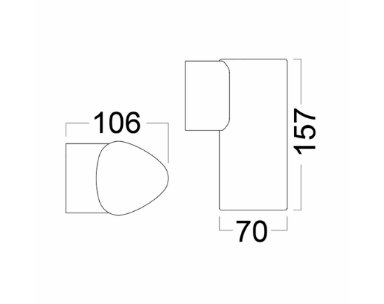 Imagine Aplica de exterior LED 5W 450lm 3000K IP54 Sirius A