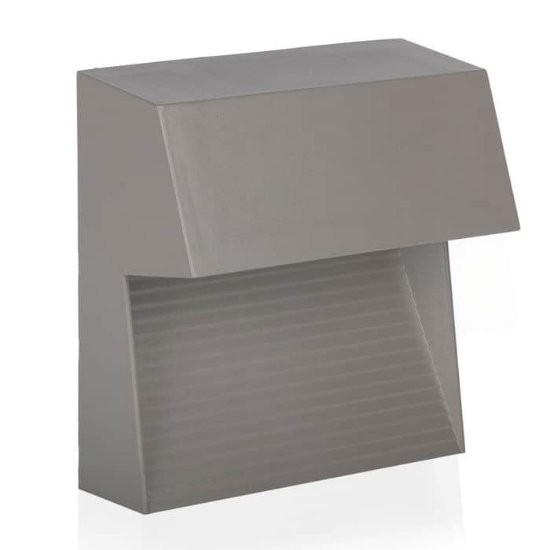 Imagine Spot trepte VTAC LED patrat 3W 4000K GRI IP65 1401