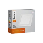 Imagine Spot cu LED pătrat aplicabil 12W 4200K Braytron BR-BP04-31230