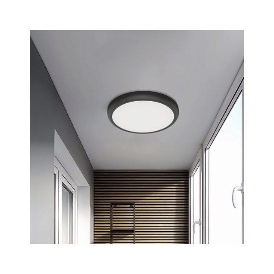 Imagine Spot LED Rotund PT 20W 2000lm 3in1 Negru F:225mm IP40 BR-BP03-72081