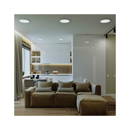 Imagine Spot LED rotund încastrat 6W 6500K Braytron BR-BP01-30630