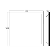 Imagine Panou LED încastrat 50W 4000K 60X60 BR-BP23-56610