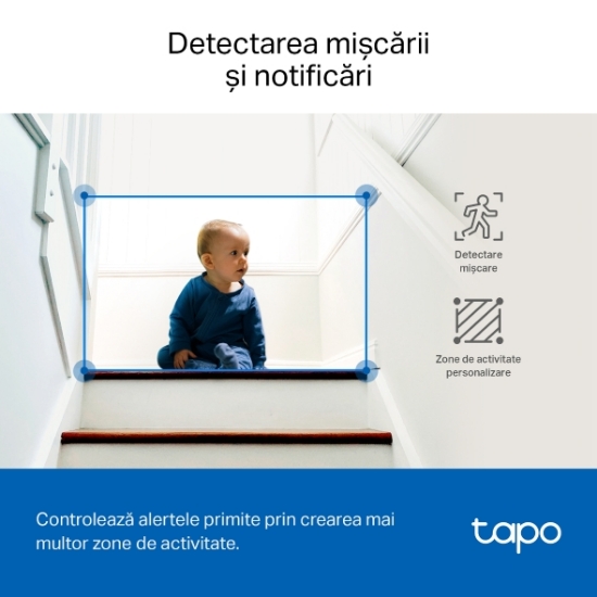 Imagine Cameră de supraveghere Wi-Fi Tapo C220 Pan/Tilt pentru interior
