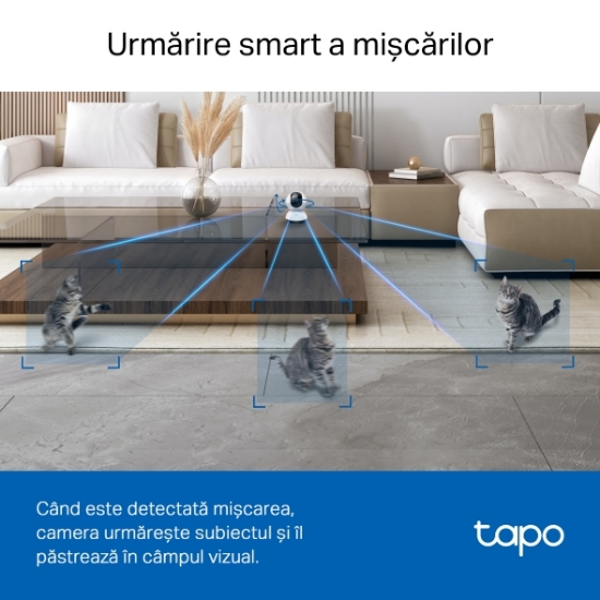 Imagine Cameră de supraveghere Wi-Fi Tapo C220 Pan/Tilt pentru interior