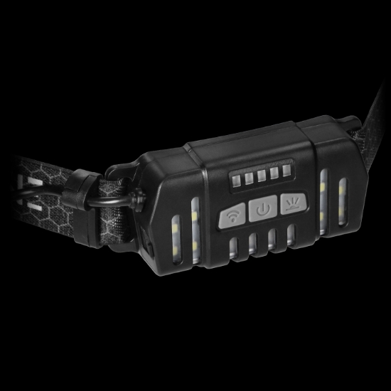 Imagine Lanternă frontală 10W COB + 3W XPE 500LM + 200LM 1200 mAh USB