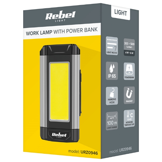 Imagine Lanternă atelier 15W Rebel