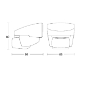 Imagine Senzor de mișcare IS 2140 ECO ALB 4007841034672