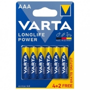Imagine Baterie alcalină VARTA LR03 Blister 4+2 buc
