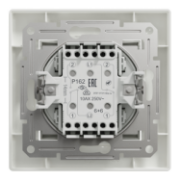 Imagine Întrerupător dublu cap scară Schneider Asfora alb