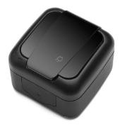 Imagine Priză Schuko cu capac antigron Viko negru