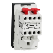 Imagine Intrerupator cruce 10A 1m antracit NOUA UNICA Schneider Electric NU310554