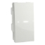 Imagine Intrerupator cu revenire 10A 1M alb Unica Studio NU310618