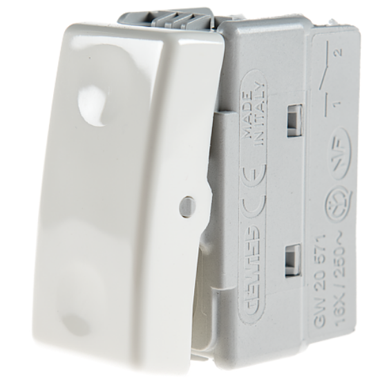 Imagine Întrerupător unidirecțional 1P 16A alb GW20571R