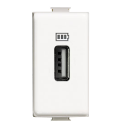 Imagine Priză Încărcare 2xUSB 1M, 2.1A, 230V, culoare alb