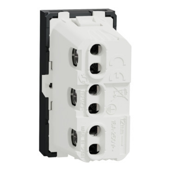 Imagine Priză italiană 1M 16A 2P+E, antracit NU302354