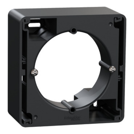 Imagine Cadru montaj aparent 1 post, antracit