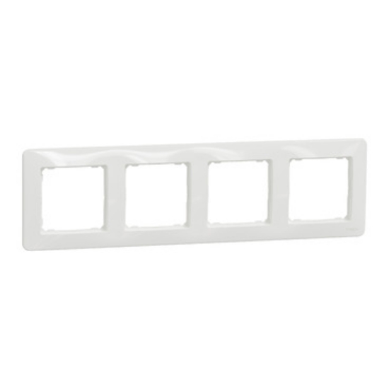 Imagine Rama decorativă Schneider Sedna Design, 4 posturi, alb