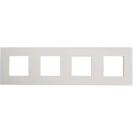 Imagine Rama decor 4 module Dahlia, Gewiss GW35904AW, alb