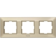 Imagine Ramă 3 Posturi Orizontală Arkedia Slim Bronz Panasonic