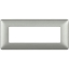 Imagine Rama ornament 6 module argintiu Matix Bticino AM4806MSL