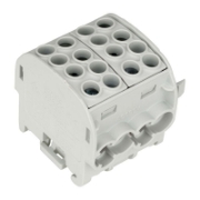 Imagine Clema de derivație izolată Schrack Technik IK026212, cablu Cu-Al, 35mm², 1P, 4 intrări - 4 ieșiri, gri