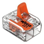 Imagine Clemă de legătură WAGO 221-612, 2 poli, 0,5-6 mm²