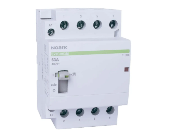 Imagine Contactor modular cu comutare manuală 63A 220-240V AC 2NO+2NC