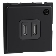 Imagine Încărcător USB dublu Tip C+C 30W Power Delivery 2M L.NOW