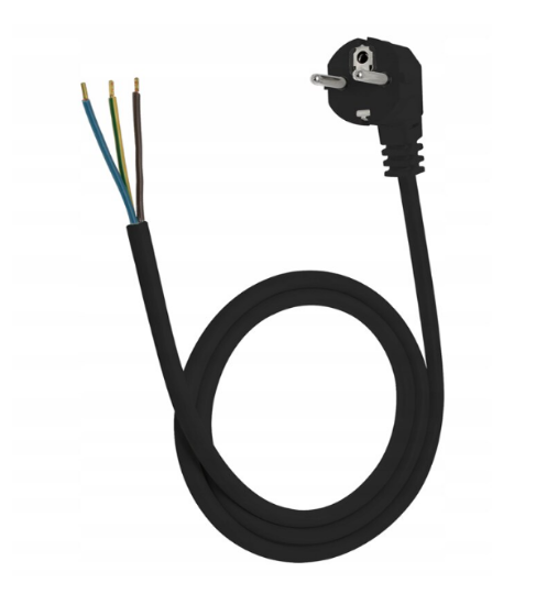 Imagine Cablu de alimentare 3m, 250V, 16A, Negru