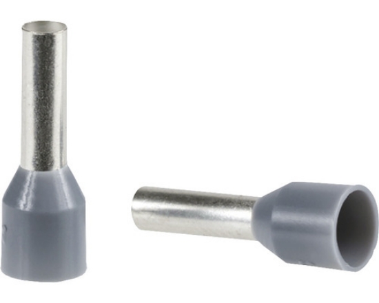 Imagine Pini terminali izolați gri pentru cablu 2.5 mm²