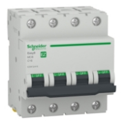 Imagine Siguranță automată 4P 16A 4,5kA curba C Easy9 Schneider Electric