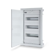 Imagine Tablou electric încastrat 36+6 module cu ușă metalică Scame