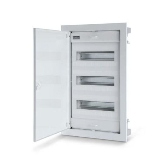 Imagine Tablou electric încastrat 36+6 module cu ușă metalică Scame