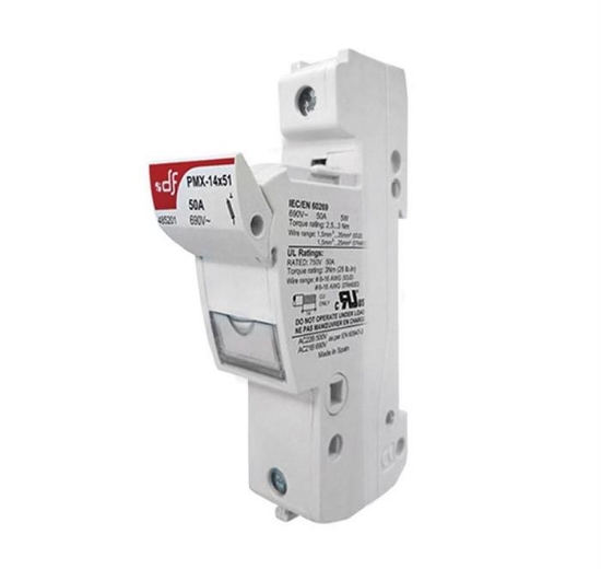 Imagine Soclu cilindric 22x58mm 1x100A DF Electric 02-149