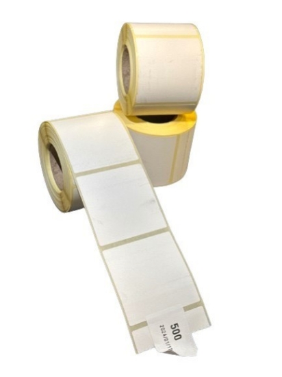 Imagine Etichetă Zack, bandă, albă, neimprimată