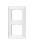 Imagine Ramă 2 module verticală, IP20, Alb, Panasonic Arkedia Slim