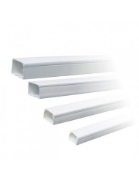 Imagine Canal cablu 12 x 12 mm, 2 m, alb, PVC ignifugat