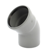 Imagine Cot PVC cu inel D 110 mm 45 grade 