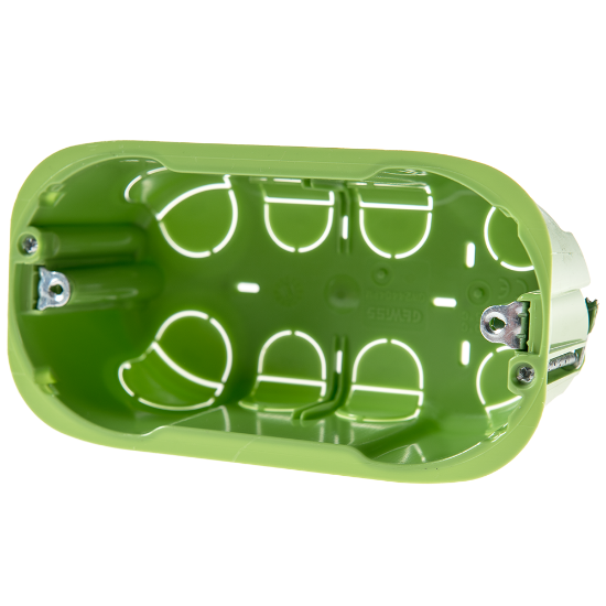 Imagine Doza aparat gips carton Gewiss GW24404PM, modulară, 4 module, 133 x 73 x 50 mm