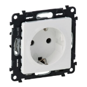 Imagine Priză dublă cu protecție copii Valena Life 16A 250V alb 753120