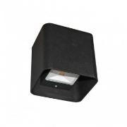 Imagine Corp 6918 "Cube" PT LED 2x3W 3000K 230V IP54 negru 3-691811